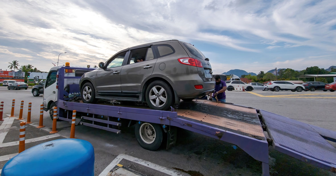 remorquage de voiture