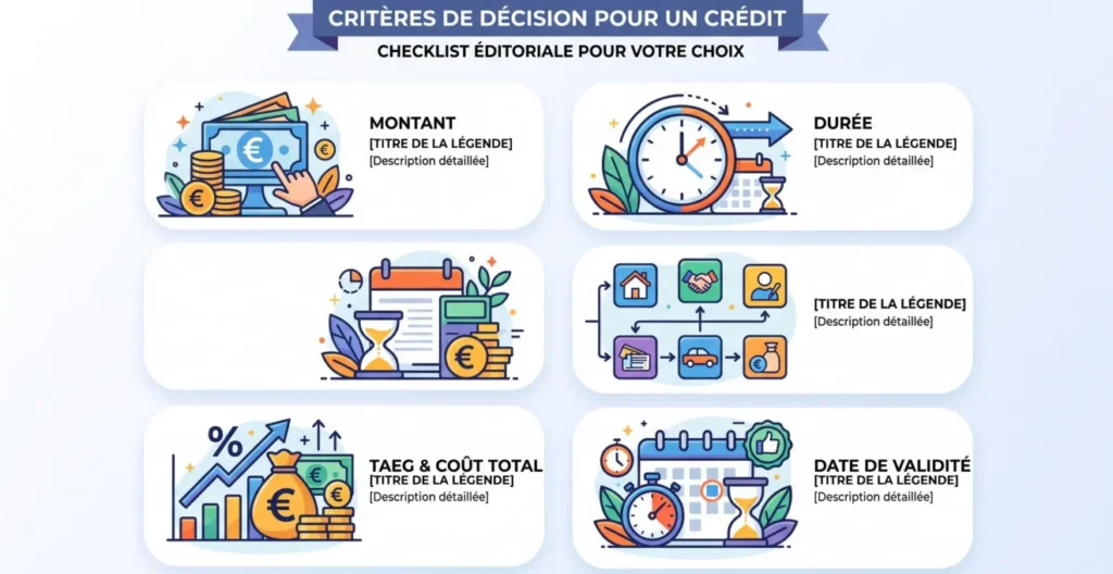 Checklist visuelle pour choisir un crédit auto Checklist visuelle pour choisir un crédit auto